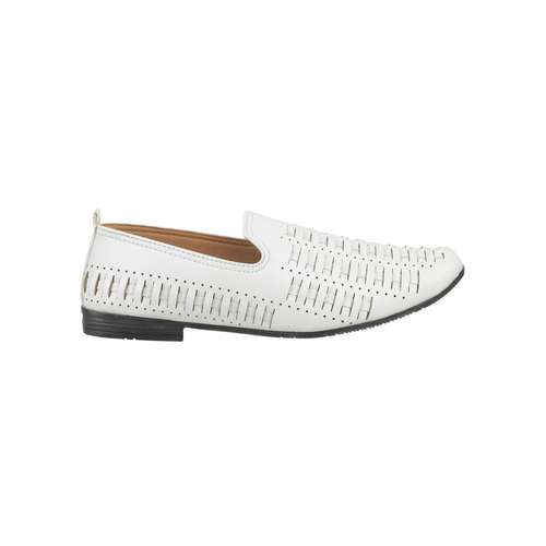 Men White Ethnic Sandals